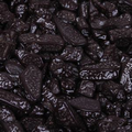 Chocolate Rock Candy in colorful coal color candy shells